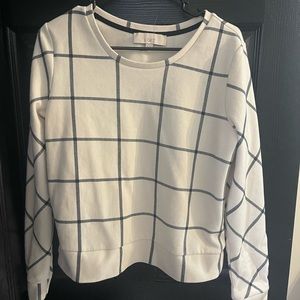Loft striped sweatshirt
